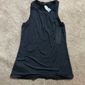 Mono B black workout tank